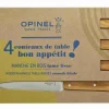 Coffret de 4 couteaux de table N°125 Bon Appétit Sud