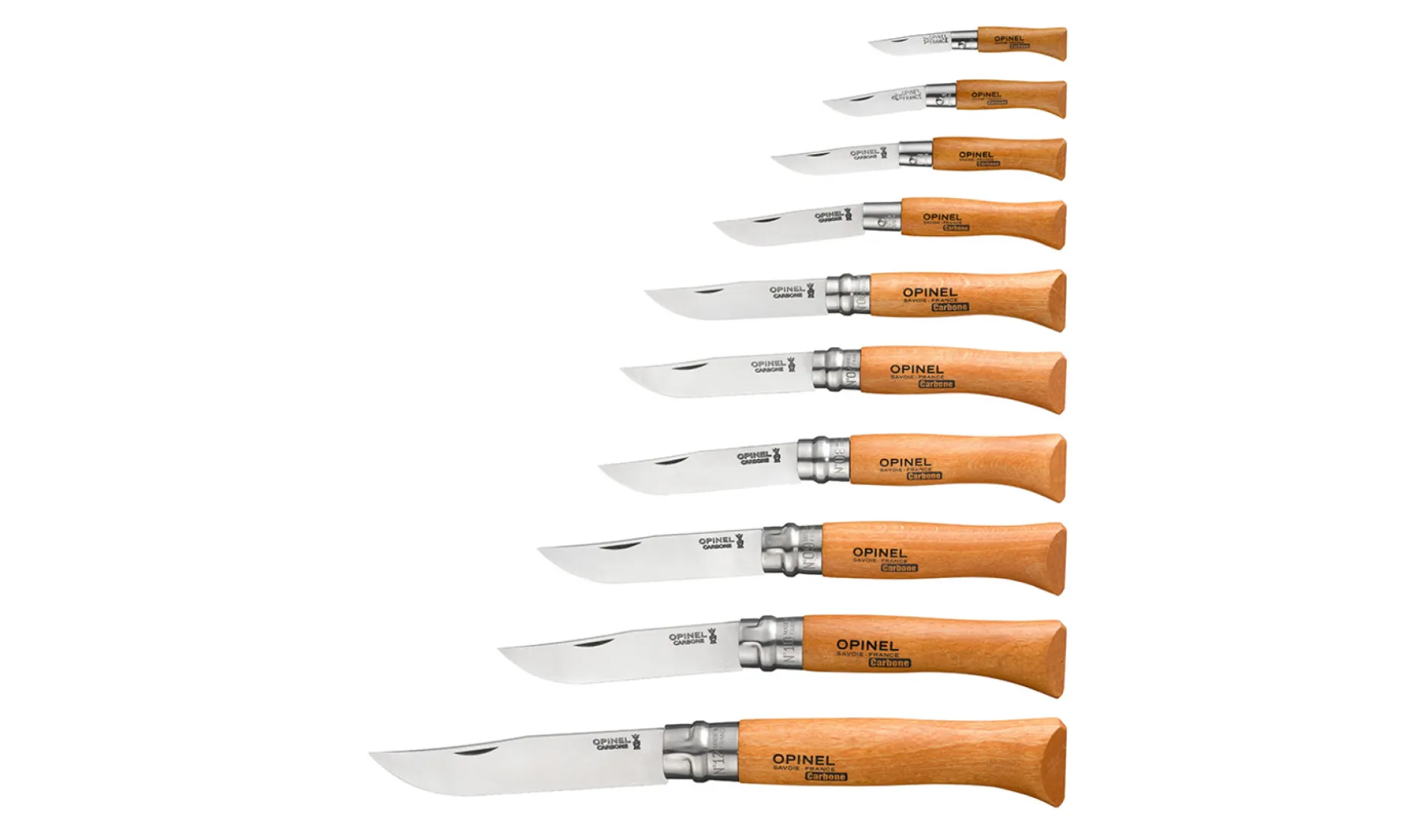 Collection 10 Couteaux Carbone