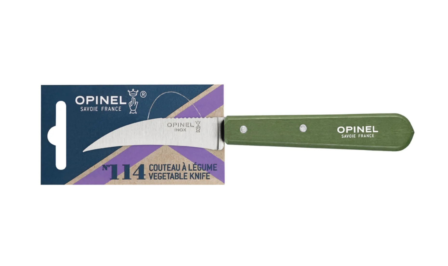 Couteau à légumes N°114 Kaki